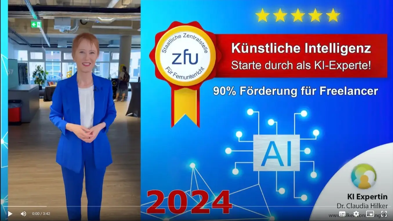 Künstliche Intelligenz für Startups, Gründer, Freelancer und KMUs Claudia Hilker